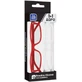 EYELEAD Reading Glasses - Presbyopia 1+1 Red(E224) + Clear(E223) +3.00