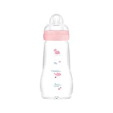 MAM Bottle Matt Feel Good Glass Bottle with silicone liner, from 2+ months 260ml