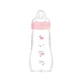 MAM Biberón Matt Feel Good Biberón de vidrio con funda de silicona, a partir de 2+ meses 260ml