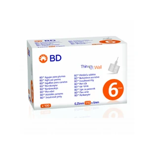 PARAPHARM BD Needles for Insulin Pens 6mm 31G x100