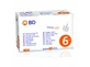PARAPHARM BD Agujas para plumas de insulina 6mm 31G x100