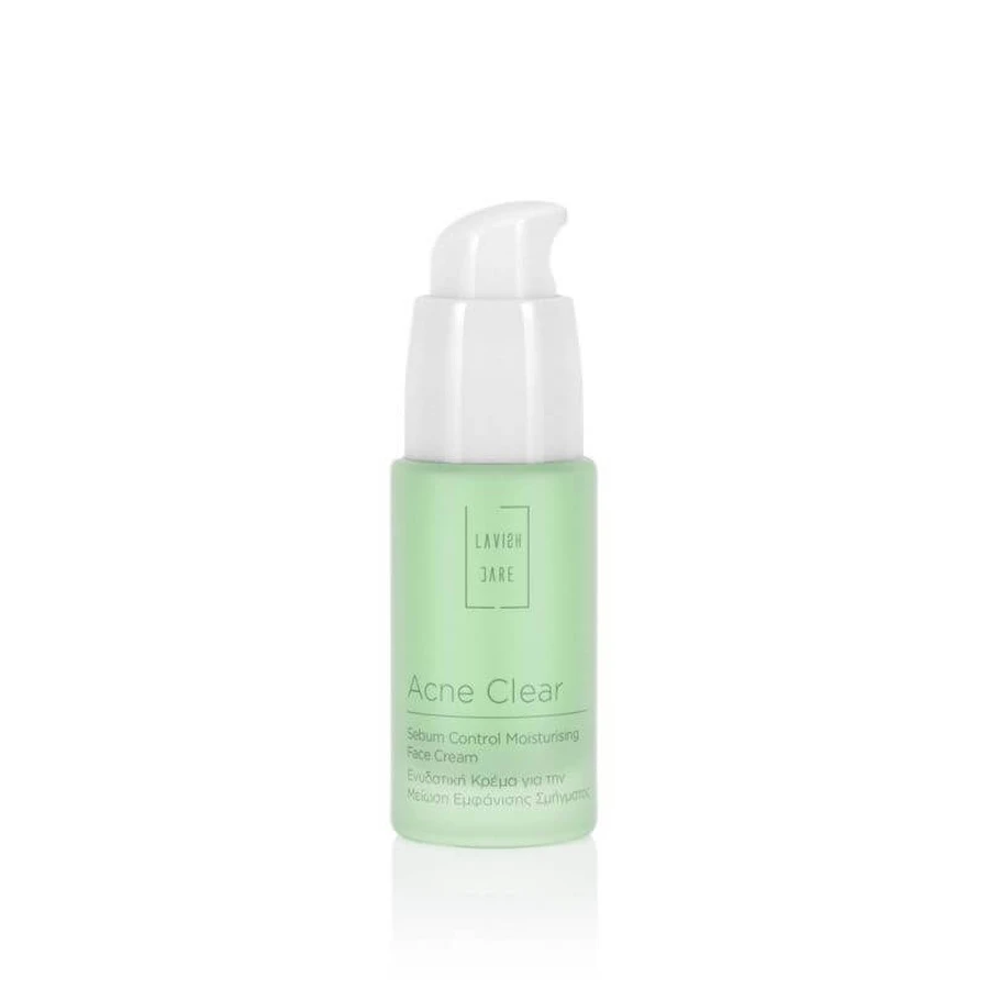LAVISH CARE Acne Clear Moisturizing Face Cream For Oily Skin Against Acne With Aloe Vera & Sebum Regulating Action 30ml