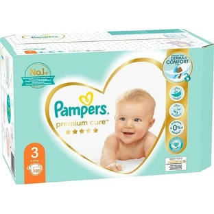 PAMPERS Couches pour bébés Premium Care No.3 6-10Kg 120 pièces Mega Pack