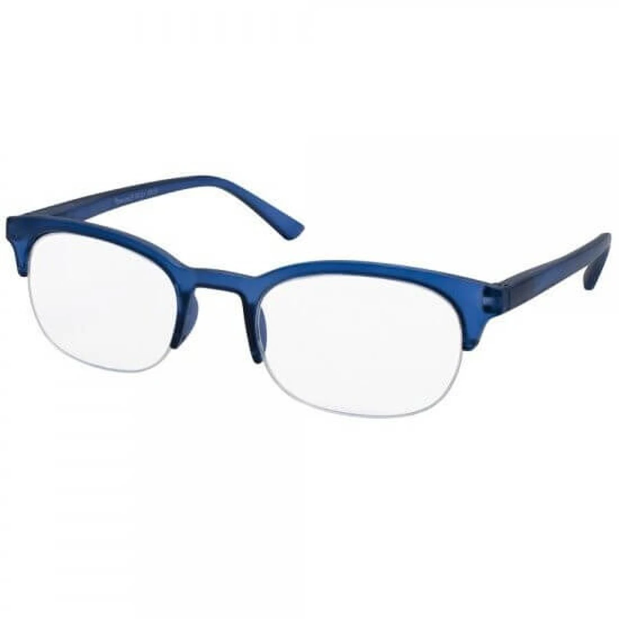 EYELEAD E183 Presbyopie-Brille Blau Granular 1.25