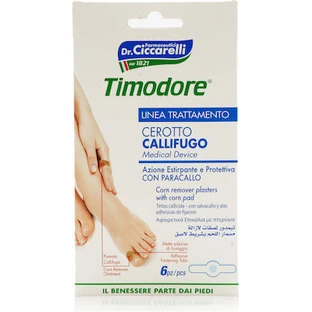 CICCAR Timodore Timodore Corn Remover Plasters Optional Coatings With Flaps 6 Pieces