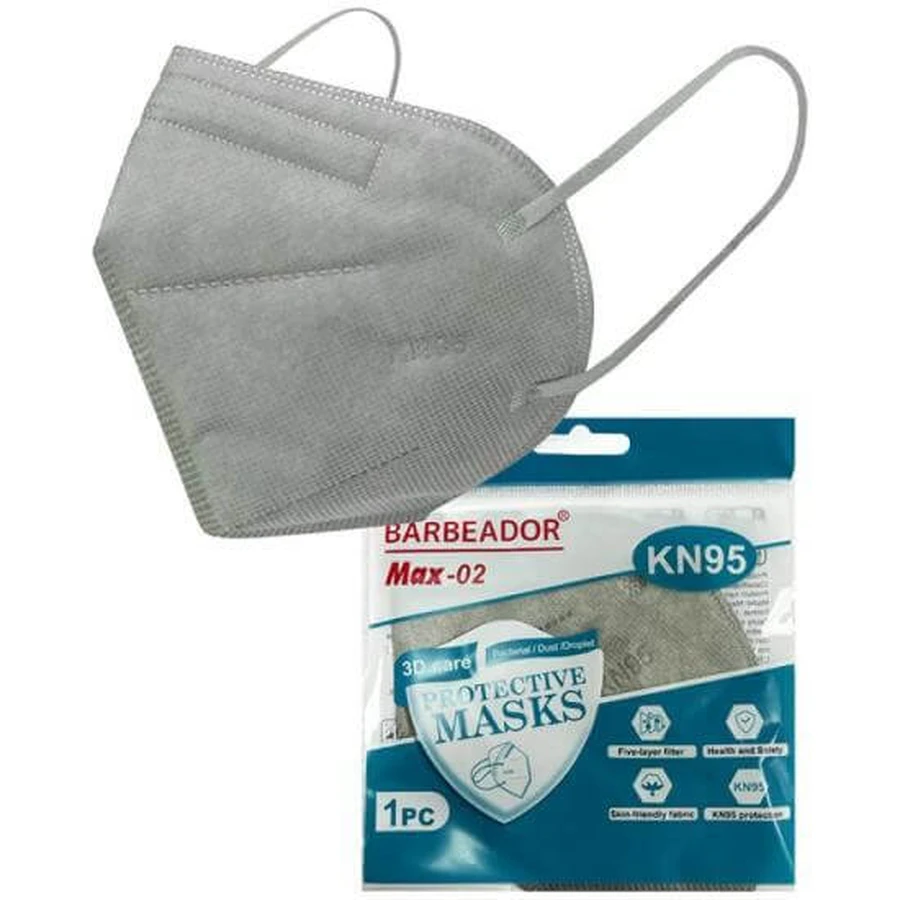 BARBEADOR Masque adulte FFP2 NR Gris 1 pièce