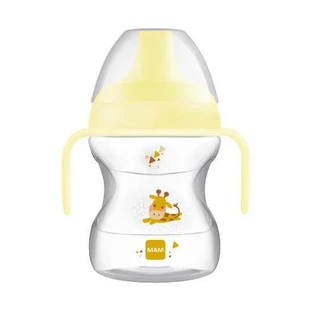 MAM Taza Aprende a Beber Animales Salvajes para mayores de 6 meses Amarillo 190ml