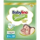 BABYLINO Pañales de Algodón Suaves con adhesivo No.2 Para 3-6kg 64 piezas