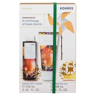 KORRES Promo Gel douche régénérant à la grenade 250ml & Lait corporel hydratant et lissant à la grenade 200ml