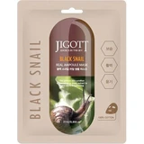 JIGOTT Black Snail Mask Face Mask For Anti-Aging Shine & Cleansing 27ml
