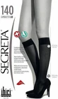 SEGRETA Gambaletto 140Den Calcetín Rodilla Media Compresión Beige