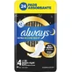 ALWAYS Secure Night Serviettes hygiéniques avec ailettes No 4, 24 pièces