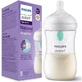 AVENT Biberón de plástico 3-6m Biberón anticólico sin aire con tetina de silicona 260ml