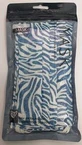 ROYALTY Surgical Masks 3 Sheets Personal Protection White &amp; Blue Zebra x10