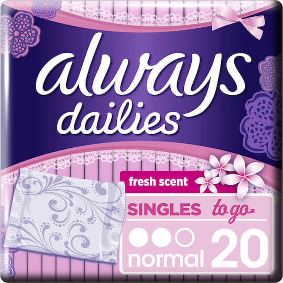ALWAYS Dailies To Go Normal Fresh Daily Use 20 Stück