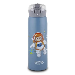 NAVA Thermosflasche aus Edelstahl We Care in blauer Farbe 500ml (10-110-011)