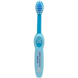 FREZYDERM SensiTeeth Cepillo de Dientes Suave Azul Claro Cepillo de Dientes Suave para Bebés 6-36m Azul Claro