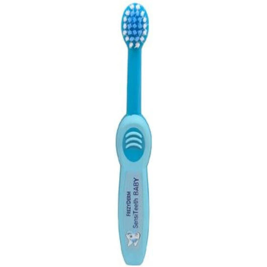 FREZYDERM SensiTeeth Cepillo de Dientes Suave Azul Claro Cepillo de Dientes Suave para Bebés 6-36m Azul Claro