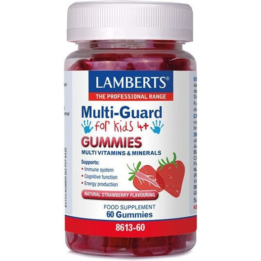 LAMBERTS Multi-Guard voor kinderen Multivitaminesupplement voor kinderen, 60 Jellybeans