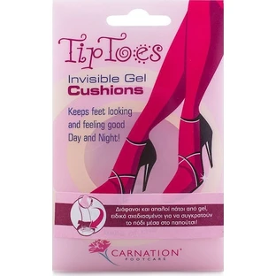 CARNATION TipToes Plantillas Metatarsales Invisibles de Gel para columpios 2 piezas