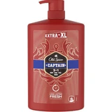 OLD SPICE Captain Gel de Ducha y Champú para Hombre 1000ml