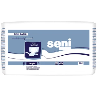 Volwassenen luiers Seni Basic, Groot, 30 stuks, Seni