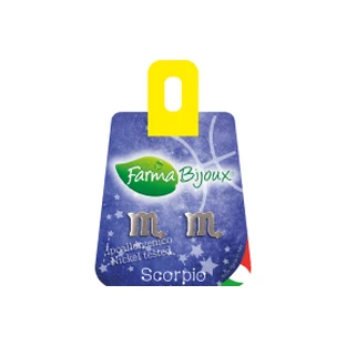 FARMA BIJOUX Hypoallergene oorbellen zonder nikkel Zodiaco Scorpio-Scorpio