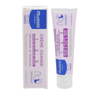 MUSTELA Bebe Vitamin Barriere Creme 1-2-3 Tägliches Wickeln Creme, 50ml