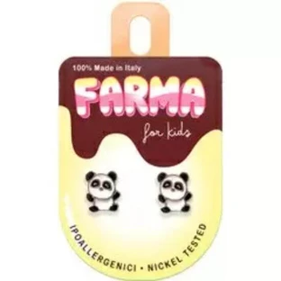 ORION Farma Bijoux Pendientes Panda Hipoalergénicos