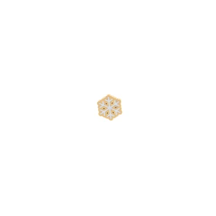 INOPLUS Boucles d'oreilles 1277 Flocon de neige