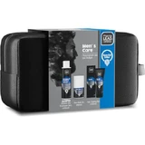 PHARMALEAD Promo Men's Care Blue Hair & Body Men's Shower Gel Shampoo & Shower Gel 100ml & Hair Styling Gel For Men 100ml & Deo Roll-on For Men 50ml