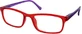 EYELEAD Lectura-Presbicia Gafas Con Púrpura-Rojo Rojo Gafas E215 +2.00