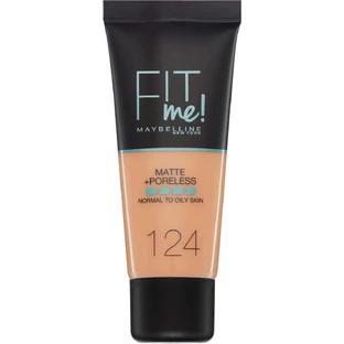 MAYBELLINE Fit Me Foundation für natürliche, matte Deckkraft 30ml 124 Soft Sand