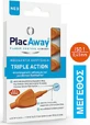 PLAC AWAY Borstels Triple Action 0,45mm ISO 1 Oranje x6 stuks