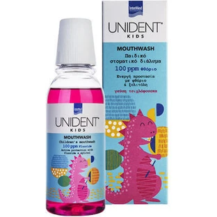 UNIDENT Kids Mouthwash 100ppm Bubble Gum Mouthwash 250ml