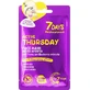 7DAYS Active Thursday Sheet Mask Masque de visage pour peau acnéique à la pivoine et au bleuet, 28g