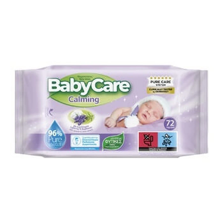 BABYCARE Toallitas Calmantes 72 Piezas