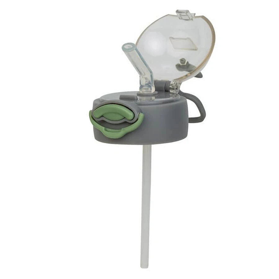 NAVA Ersatzkappe mit Strohhalm We Care Grey (10-110-024)