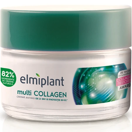 Anti-Falten Tagescreme SPF 10 Multi Collagen, 50 ml, Elmiplant