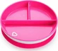 MUNCHKIN Suction Plate Dish With Partitions & Suction Cup In Various Colors, From 6 Months - Pink