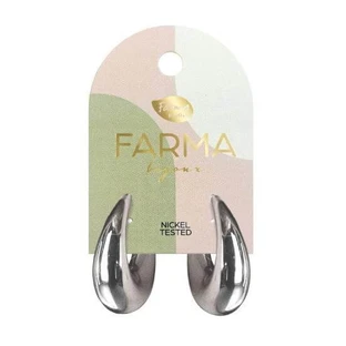 ORION Farma Bijoux Pendientes Hipoalergénicos Pendientes Ovalados Grandes de Plata