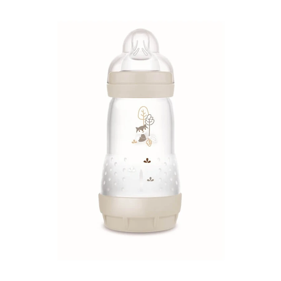 MAM Kunststoffles Easy Start Antikoliek met Siliconenvoering 2+ Maanden 260ml [351SUc].