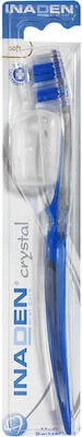 INADEN Crystal Soft Toothbrush Soft Toothbrush For Deep Cleaning With Protective Head Cap - Blue