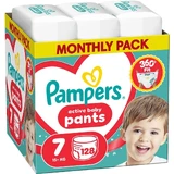 PAMPERS Actieve Babybroek Luier Nr.7 15+ Kg 128 Stuks MSB