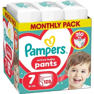 PAMPERS Active Baby Pants Windel Nr.7 15+ Kg 128 Stück MSB