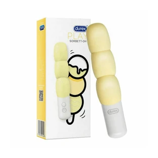 DUREX Play Sorbett OH Vibrateur en silicone étanche Design spécial avec 8 modes de vibration différents