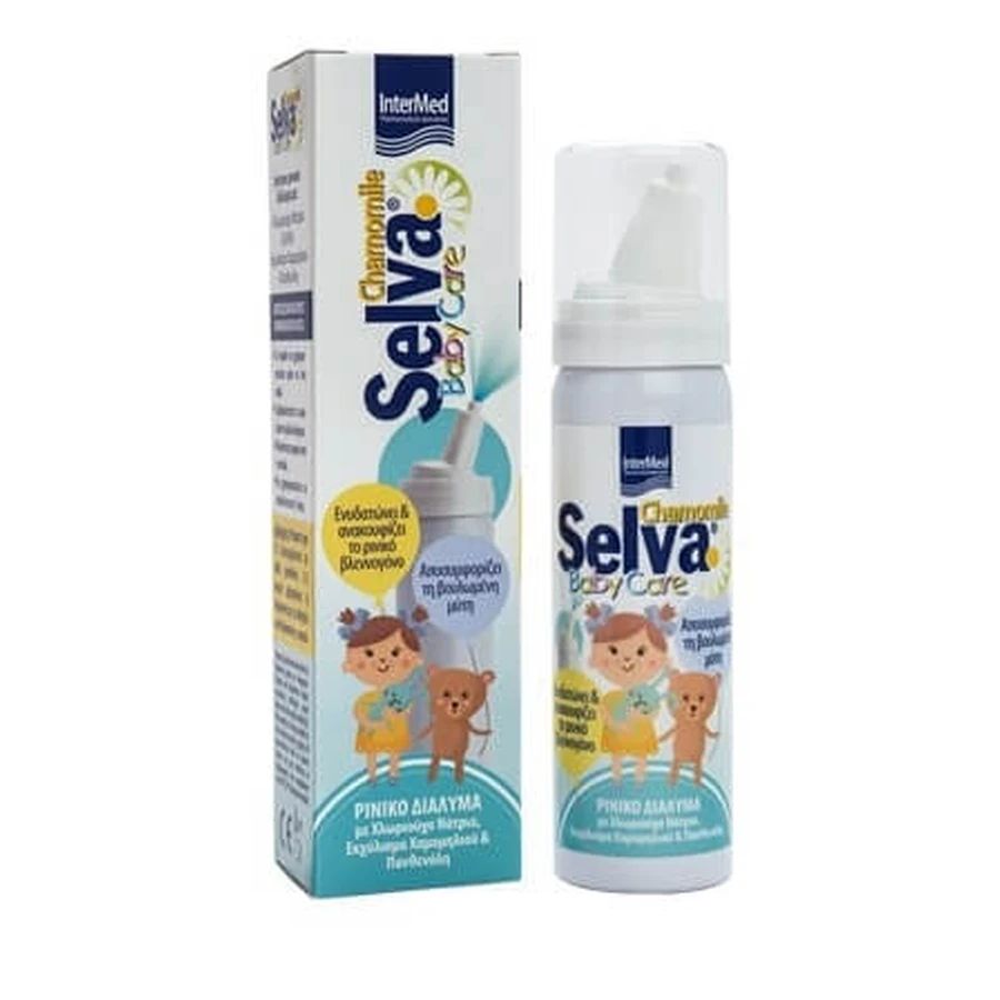 INTERMED Selva Kamille Baby Care Isotonisches Nasenspray mit Kamille & Panthenol 150ml