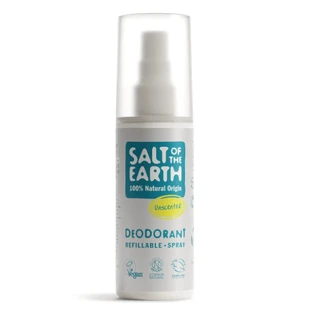 SALT OF THE EARTH Vegan Natural Deodorant Spray Unscented Deodorant Spray Unscented, 100ml