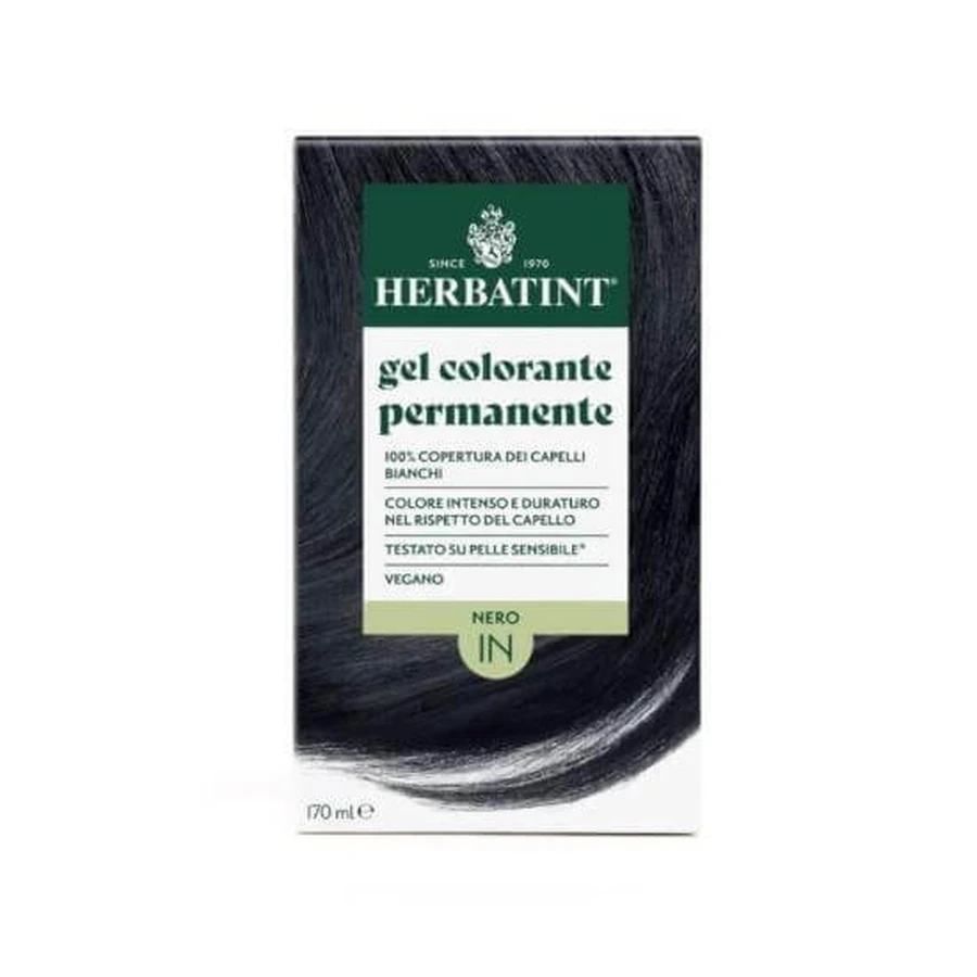 HERBATINT Gel Colorante Permanente Sin Amoniaco 1N Negro 170ml