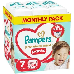 PAMPERS Premium Pants Pañales No.7 15+ kg 84 Piezas MSB